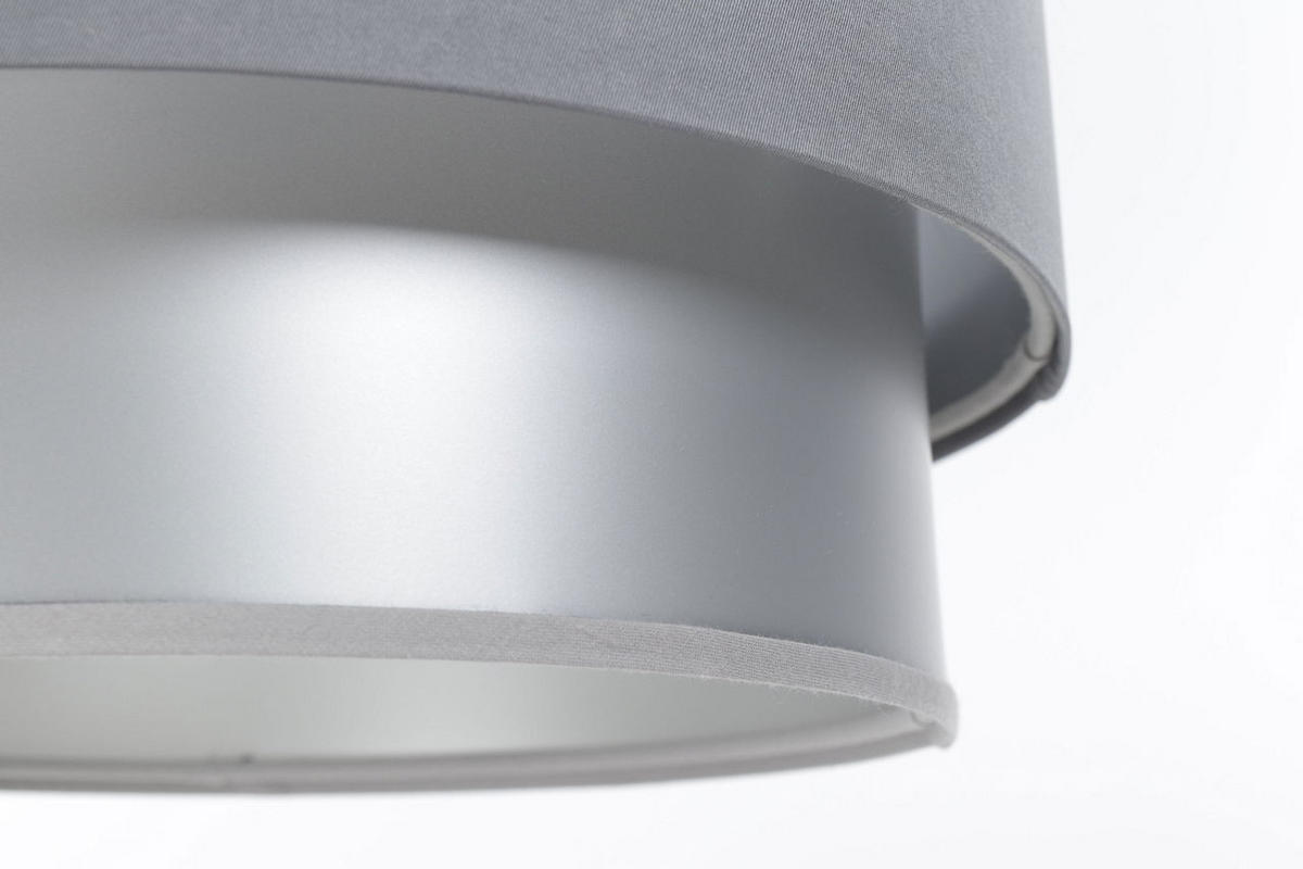 HÄNGELEUCHTE Grau 30/88 cm - Silberfarben, Kunststoff (30/2.6/88cm) - ONZENO