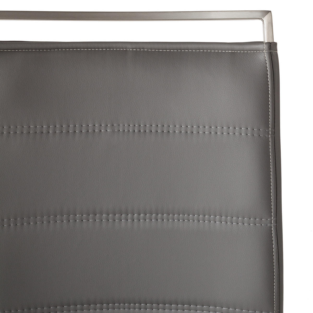 FREISCHWINGER - Silberfarben/Grau, Kunststoff/Textil (42/102/56cm) - home24