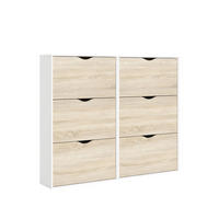SCHUHKIPPER weiß - Weiß, Holzwerkstoff (141/139/24cm) - ebuy24