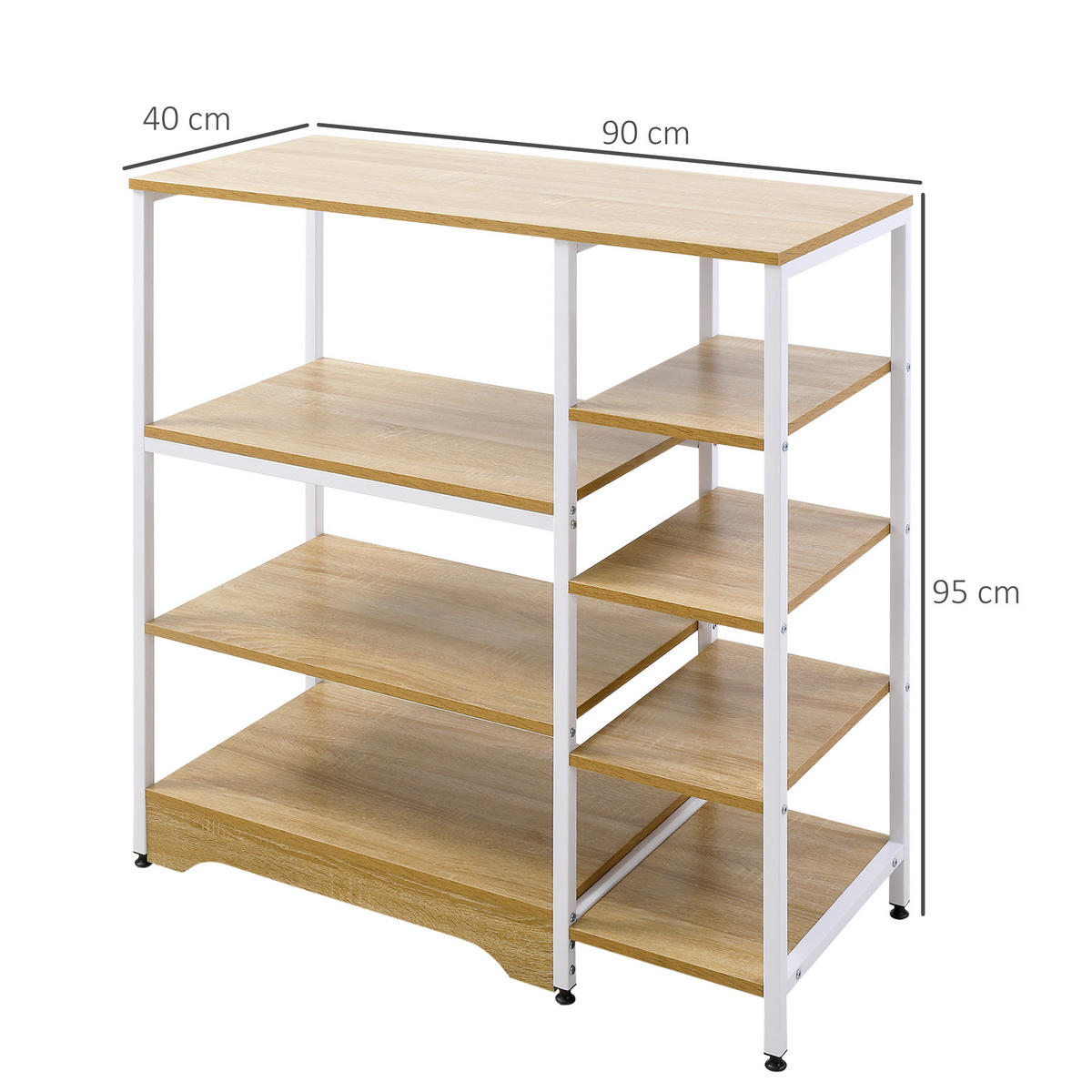 KÜCHENREGAL Multicolor 1 Stück - Multicolor, Holzwerkstoff (40/95/90cm) - GiPP