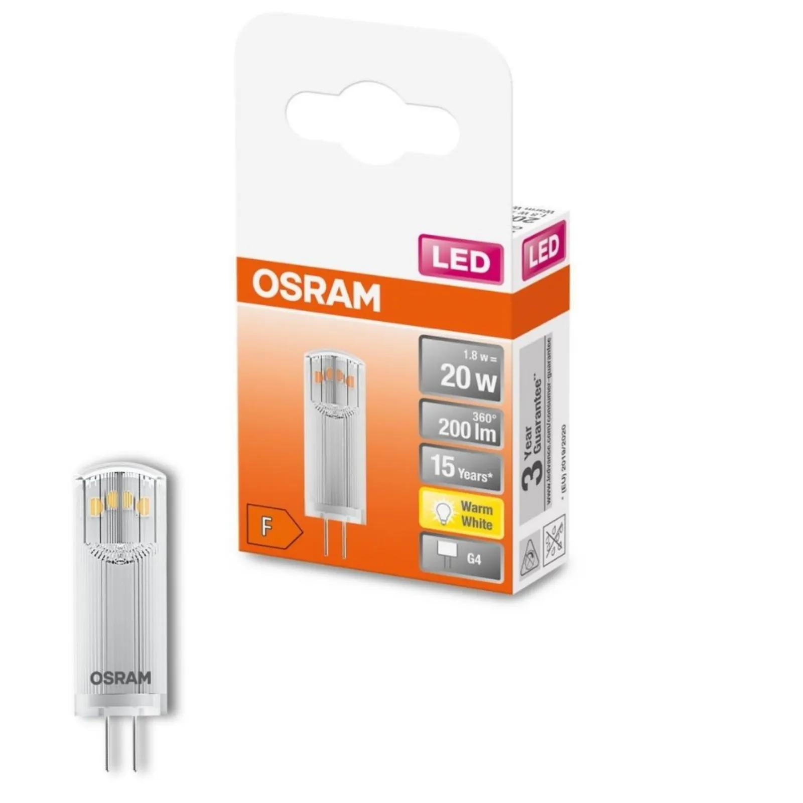 LEUCHTMITTEL G4 Brenner Set Transparent - Transparent, Kunststoff (1.3/3.6cm) - Osram