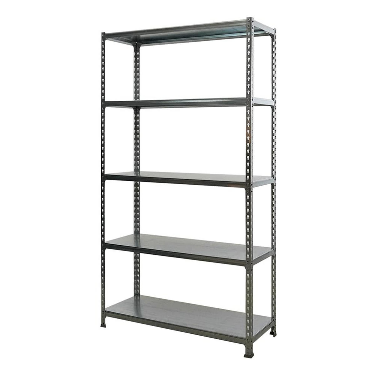 SCHWERLASTREGAL Big Metal Shark HxBxT 200 x 110 x 40 cm Fachlast 200 kg Verzinkt - Silberfarben, Metall (110/200/40cm) - PROREGAL