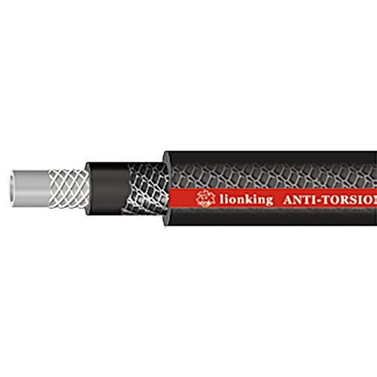GARTENSCHLAUCH St. Anti-Torsion 25, 1", L-25m - Schwarz, Kunststoff (250cm) - PROREGAL