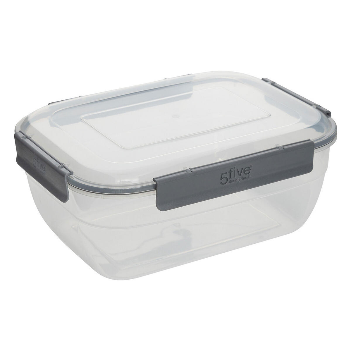 VORRATSDOSE Klic, 4-tlg., Rechteckig, Kunststoff - Transparent, Kunststoff (9.4/17.2/22.7cm) - 5five Simply Smart
