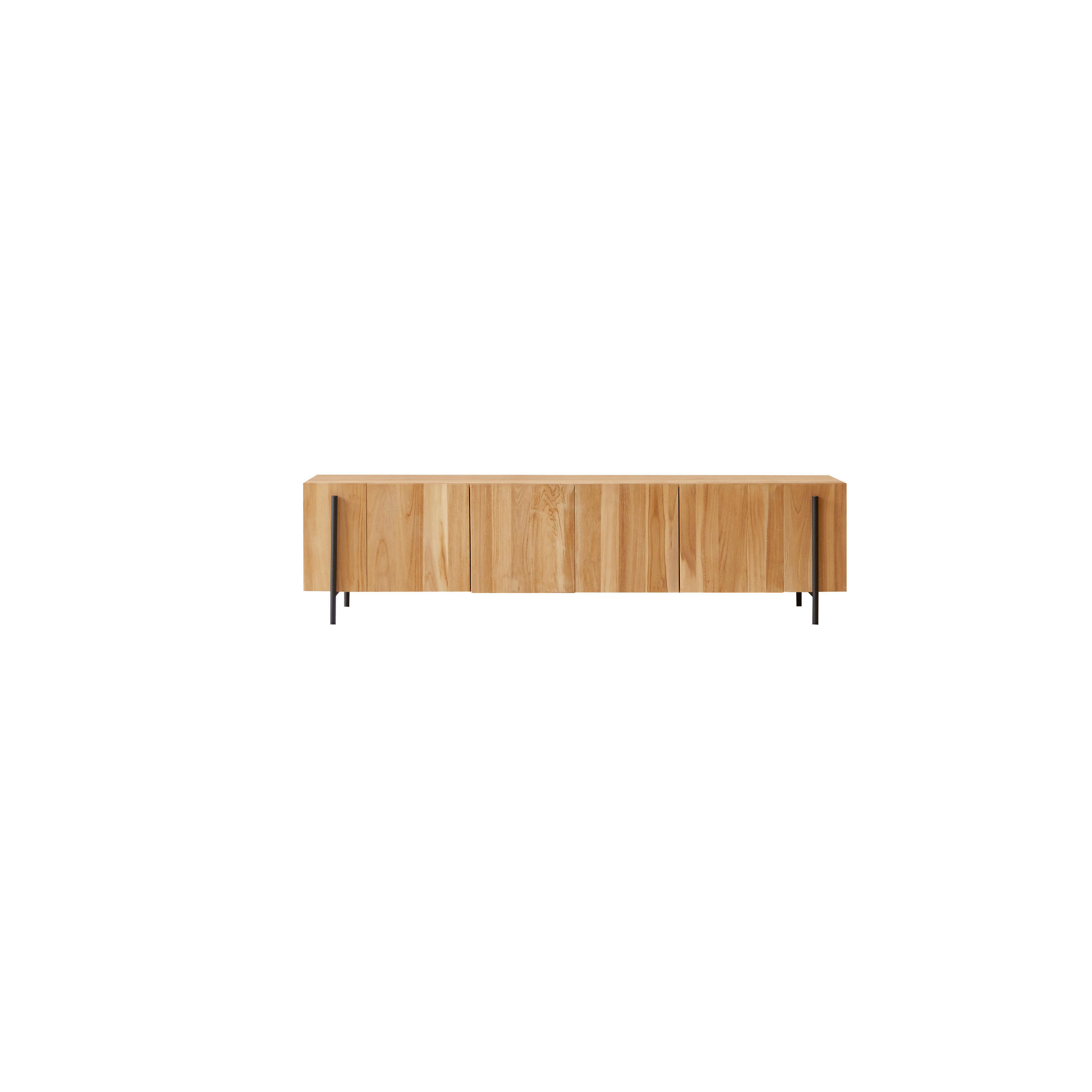 TV-SCHRANK Honorine Natur aus Teak - Naturfarben, Holz (170/44/50cm) - Tikamoon