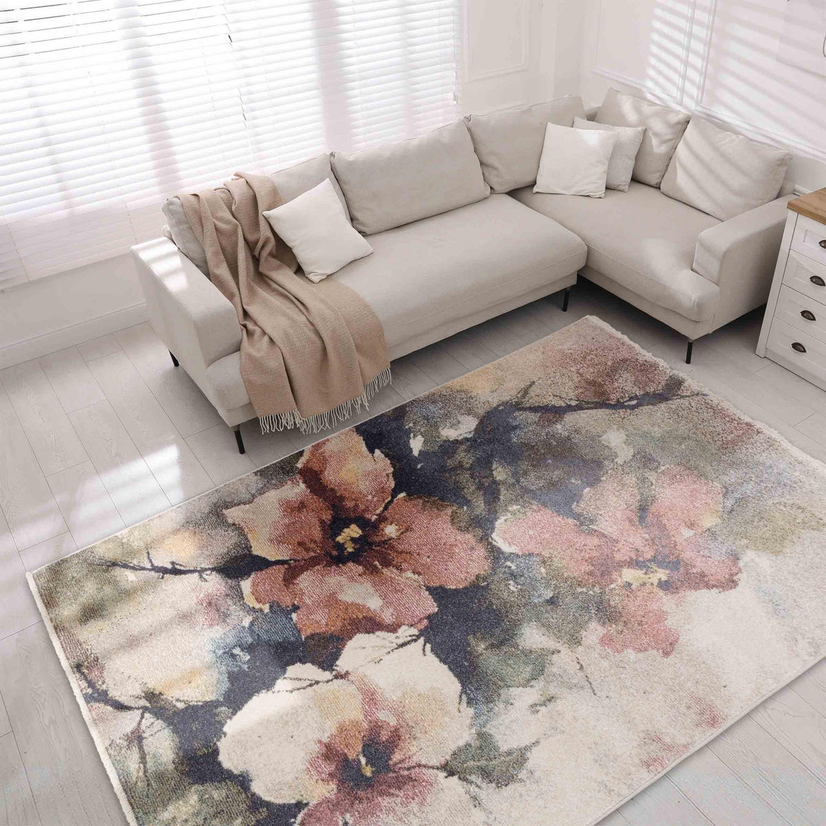 DESIGNTEPPICH ORVIETO - Pink, Textil (133/190cm) - Astra