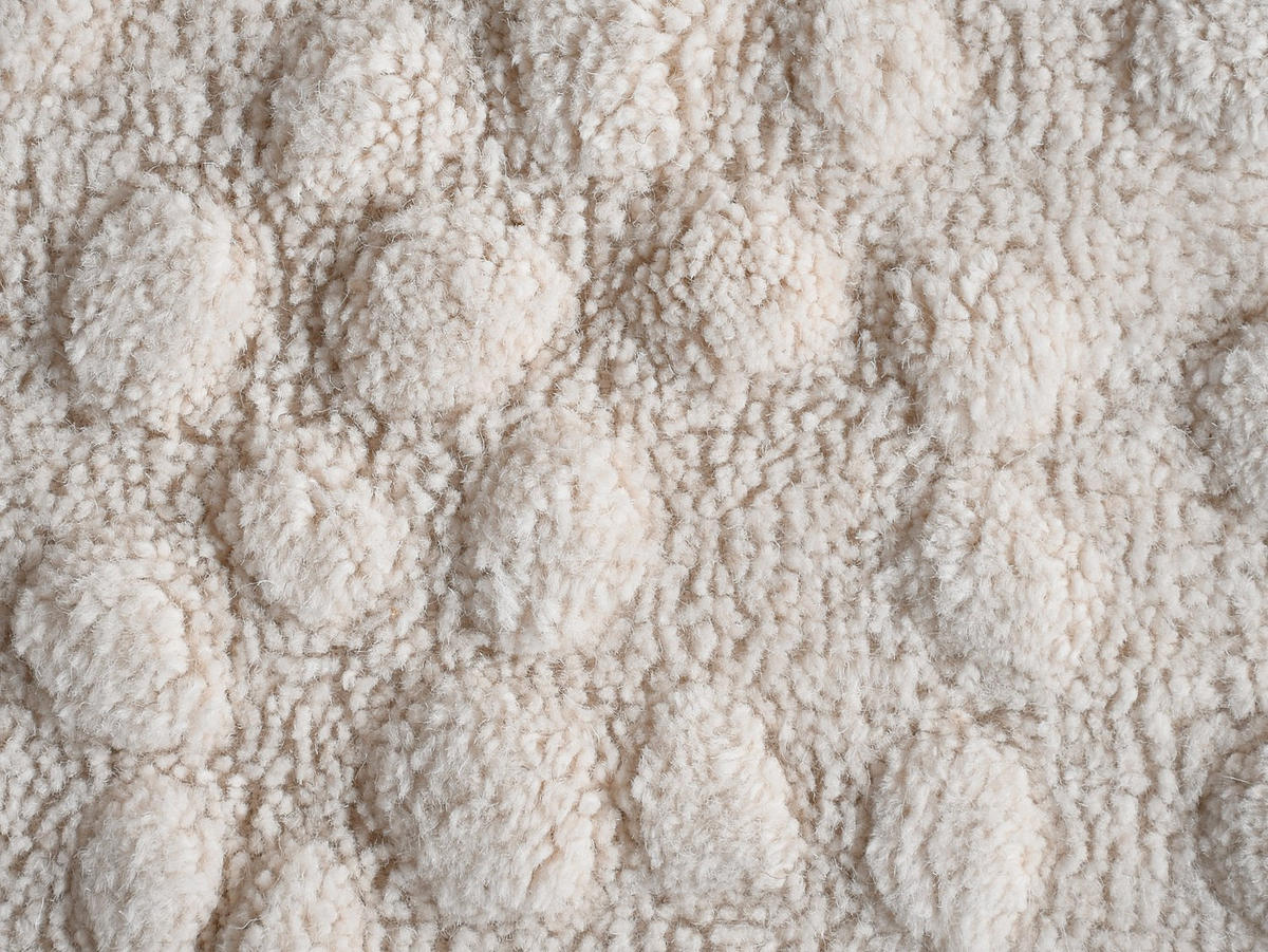 WOHNZIMMERTEPPICH - 160 x 230 - stoff - elfenbeinfarben Orabel - Weiß, Textil (160/230cm) - Vente-Unique