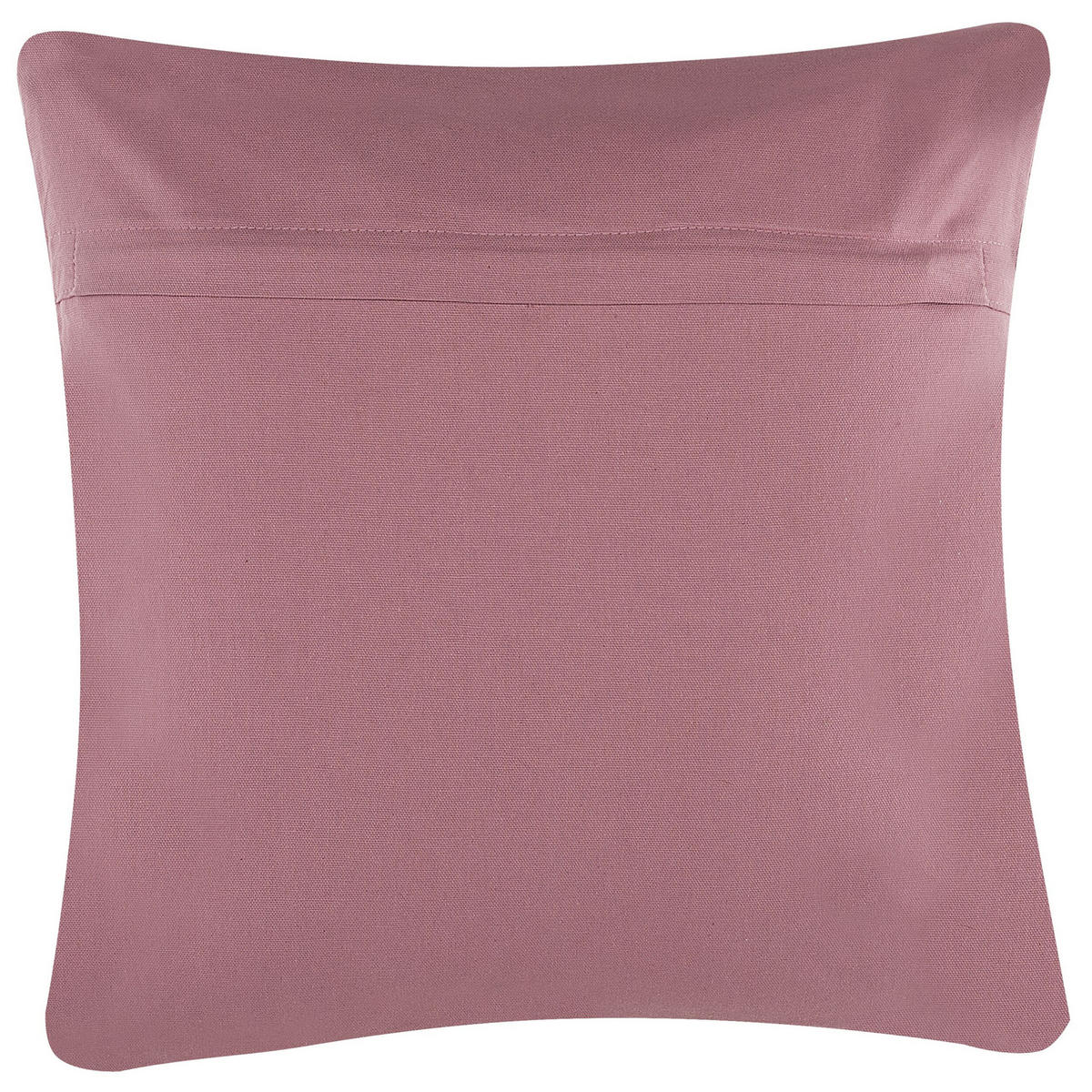 DEKOKISSEN 2er-Set Rosa 45/45 cm Vakayar - Pink, Naturmaterialien/Textil (45/45cm) - Beliani