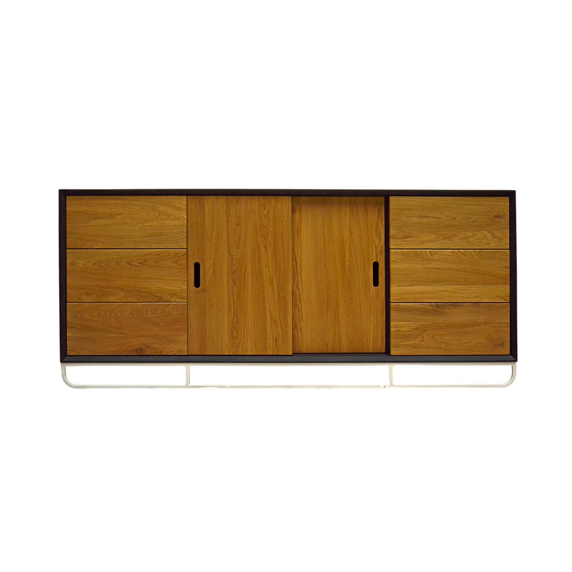 EICHEN-TV-SCHRANK mit Schubladen für das Wohnzimmer DENIS II - Eichefarben, Holz (180/75/35cm) - Rawood Furniture