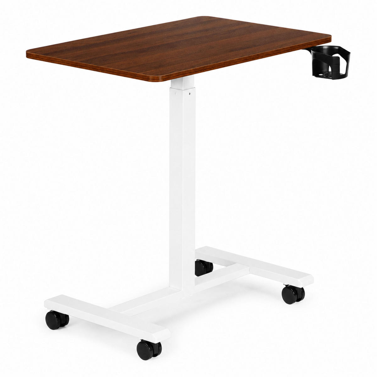 SCHREIBTISCH MILO Holzoptik - Weiß - Weiß/Braun, Holzwerkstoff (48/71/71.5cm) - Mat-Haus