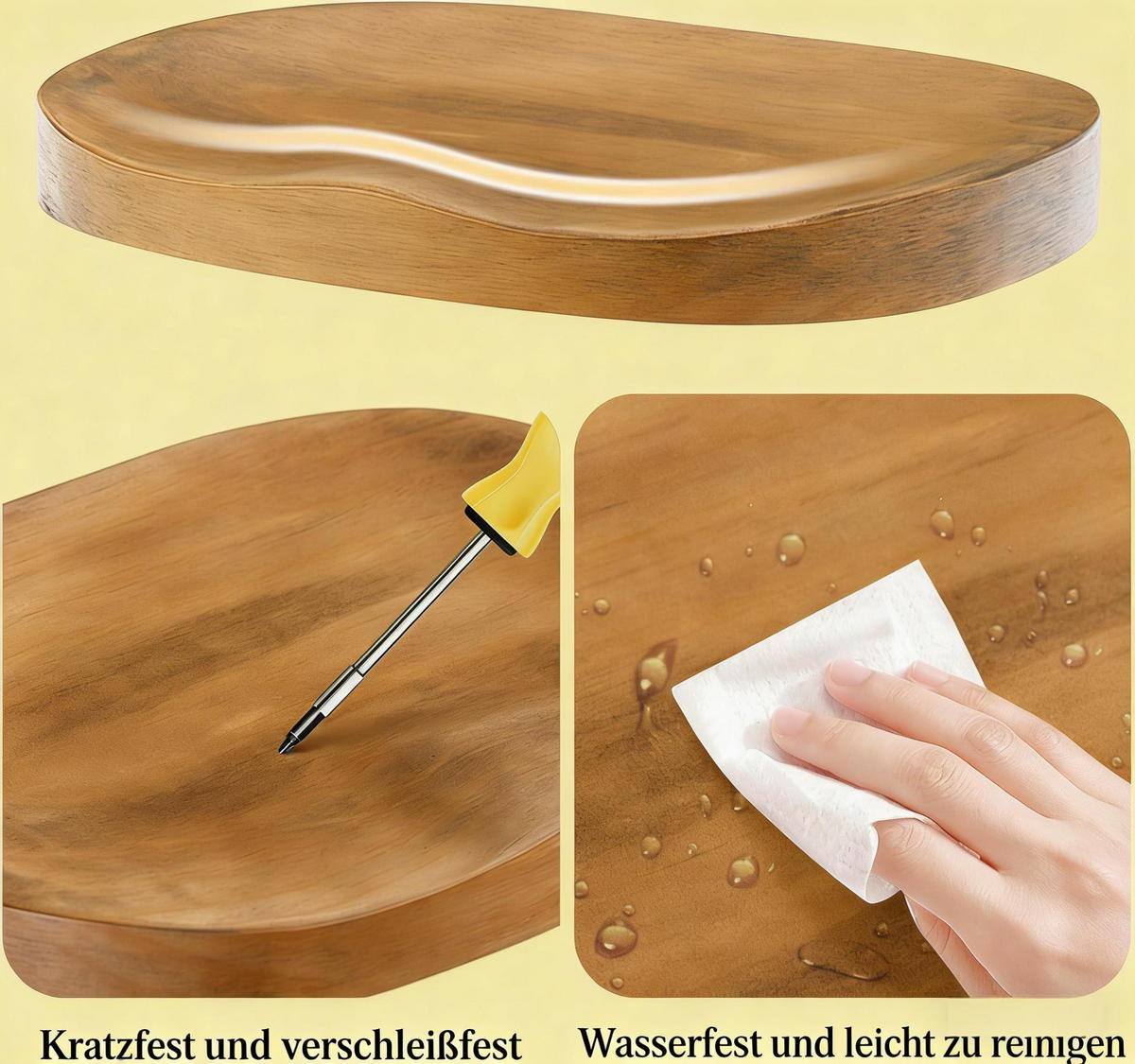 BARHOCKER 1er-Set Holz Drehbar & Höhenverstellbar - Naturfarben, Holz (41.5/81/31.5cm) - PANGIVO