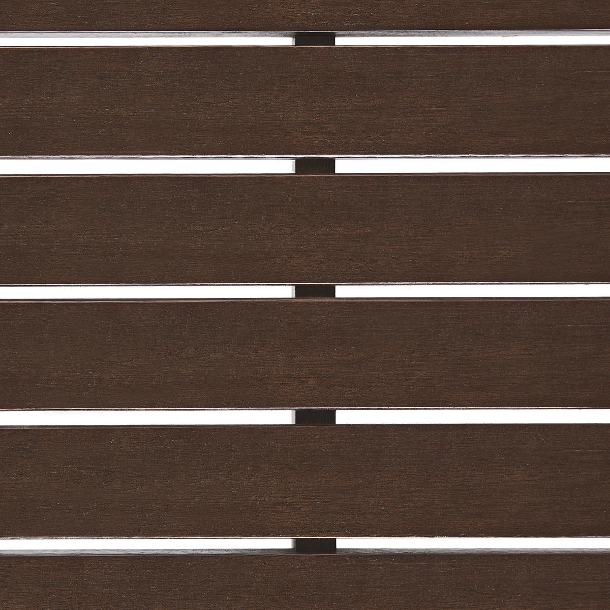 GARTENBANK Eukalyptusholz dunkelbraun 160 cm Tuscania - Dunkelbraun, Holz (160/45/35cm) - Beliani