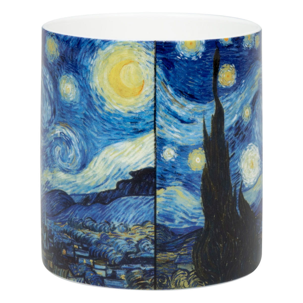 KAFFEEBECHER De Sterrennacht by Van Gogh - Naturfarben, Keramik (0.4L) - Könitz