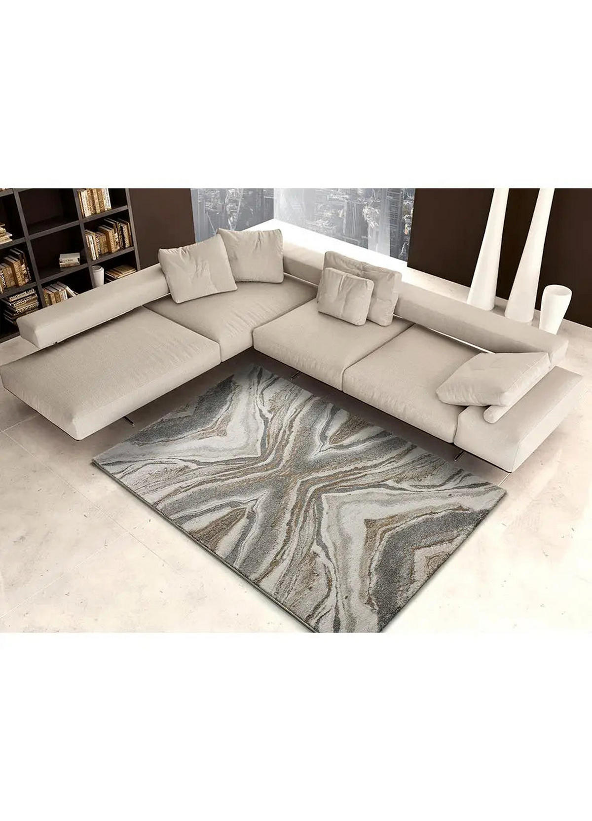 WEBTEPPICH Beige Weimar 160/230 cm - Beige, Textil (160/230cm) - Atticgo