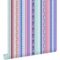 TAPETE Schleifen 53 cm x 10.05 m - Pink, Papier (53/0.1cm) - ESTAhome