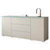 SIDEBOARD Vera 150 mit RGB LED Beleuchtung - Kaschmir, Holzwerkstoff (150/66/40cm) - MIRJAN24