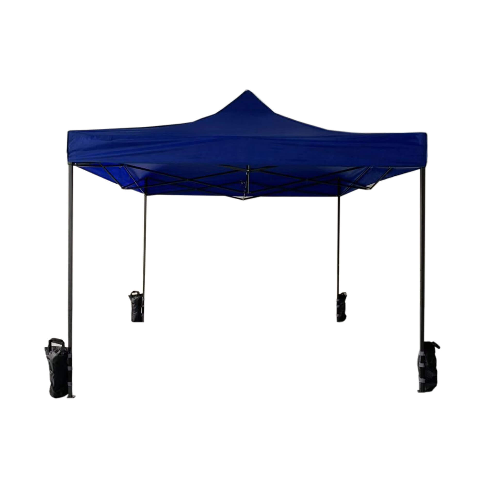 FALTPAVILLON Blau 300/300/310 cm - Blau, Metall (300/310/300cm) - Mobili Rebecca