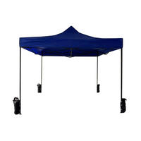 FALTPAVILLON Blau 300/300/310 cm - Blau, Metall (300/310/300cm) - Mobili Rebecca