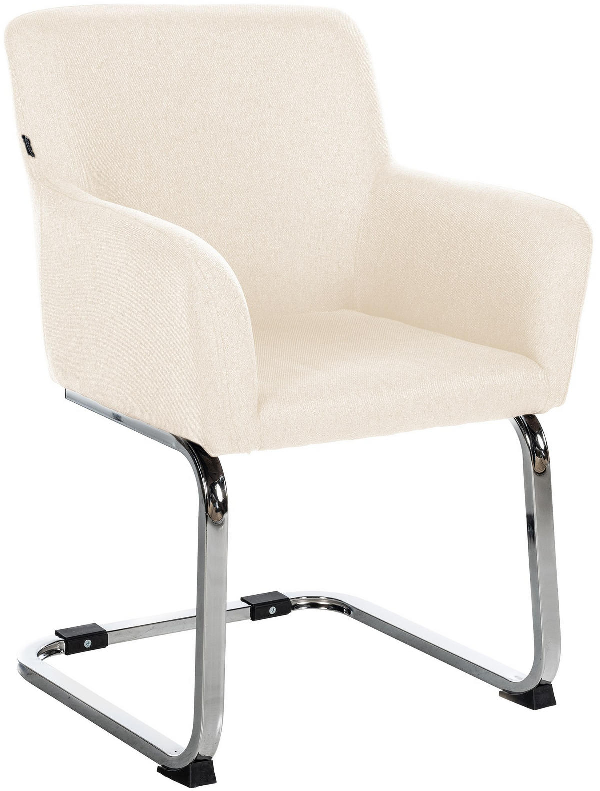 STUHL Pukki Stoff creme - Naturfarben, Metall (57/87/58cm) - TPFLiving