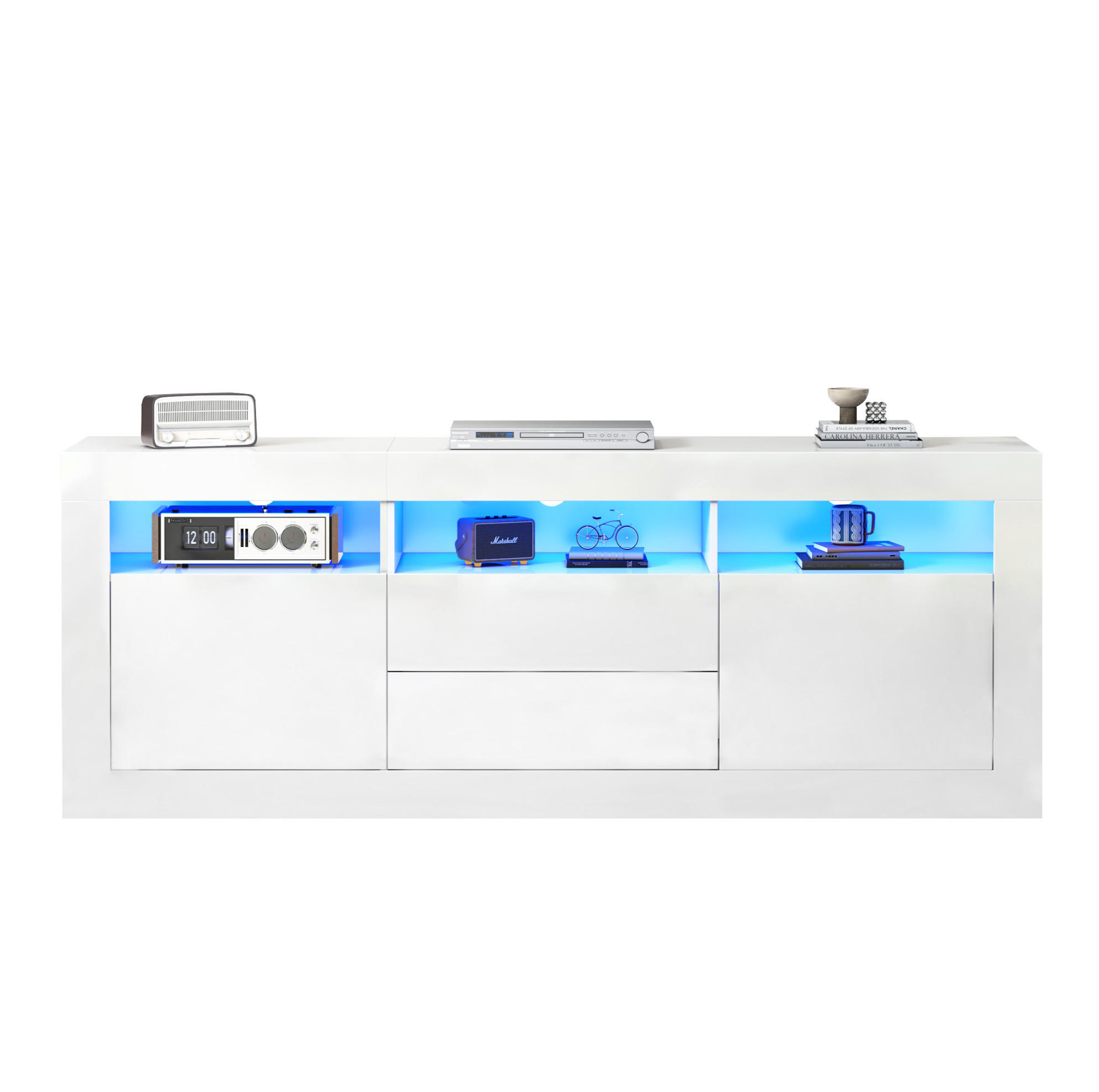 Ivmeu Tv-Lowboard Weiß 160x60x35 cm