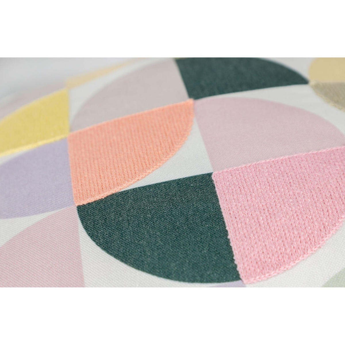 KISSENHÜLLE MOULDS - Grün, Textil (40/40cm) - Tom Tailor