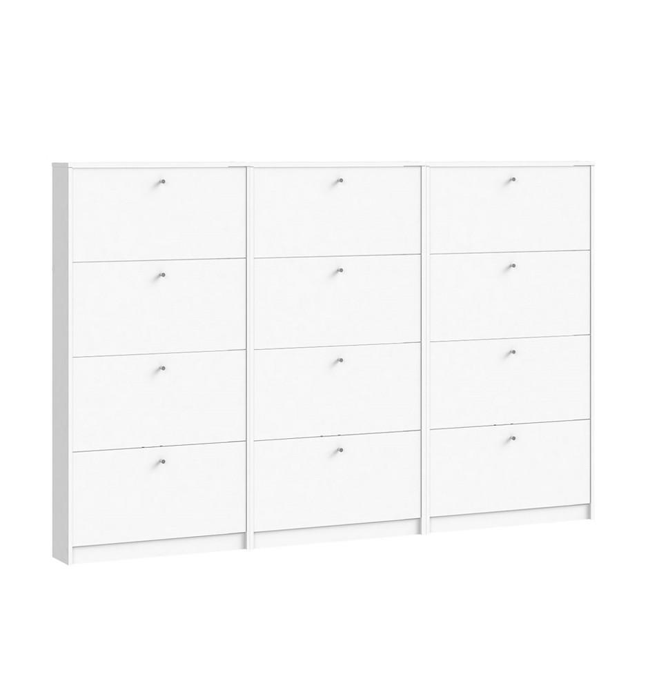 SKOSKÅP Escape 225 x 17 x 148 cm – vit 148/225/17 cm