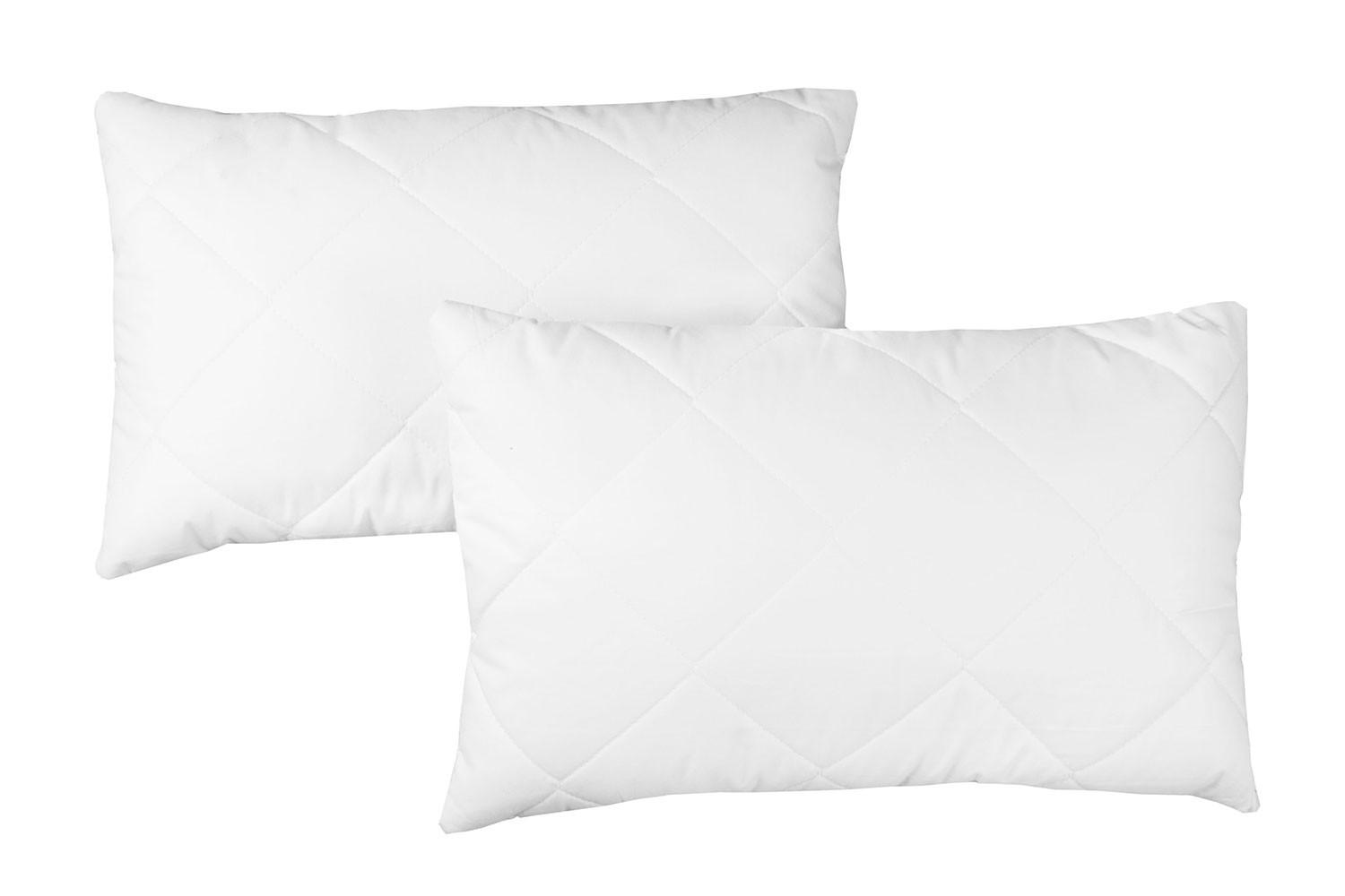 KISSEN, 2er-Set, 30x50 cm, 50% Polyester, 50% Baumwolle, Weiß - Weiß, Textil (30/50cm) - Zollner