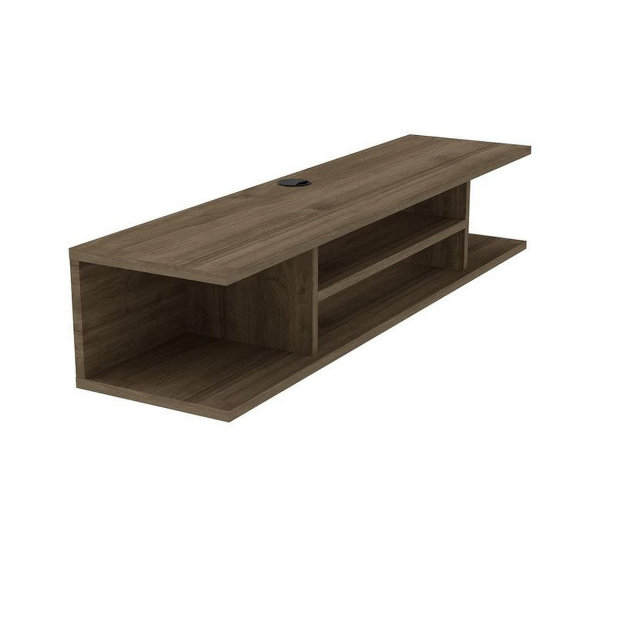 TV-ELEMENT Pivot Braun - Eichefarben, Holzwerkstoff (29.5/23.2/120cm) - Decorotika