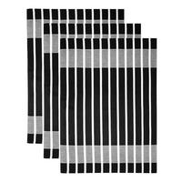 GESCHIRRTÜCHER 50x70 cm, 6er Set, Lüttich Schwarz - Weiß - Schwarz/Weiß, Textil (50/70cm) - Lashuma