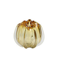 VASE Murela Orange Ø24,5/22 cm - Orange, Glas (24.5/22cm) - Light & Living