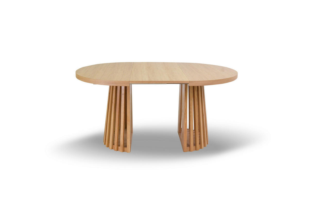 ESSTISCH LAMELLI Ausziehbar 110 - 210 / 110 x 76 cm - Eichefarben, Holz (110/110/76cm) - MASSENO