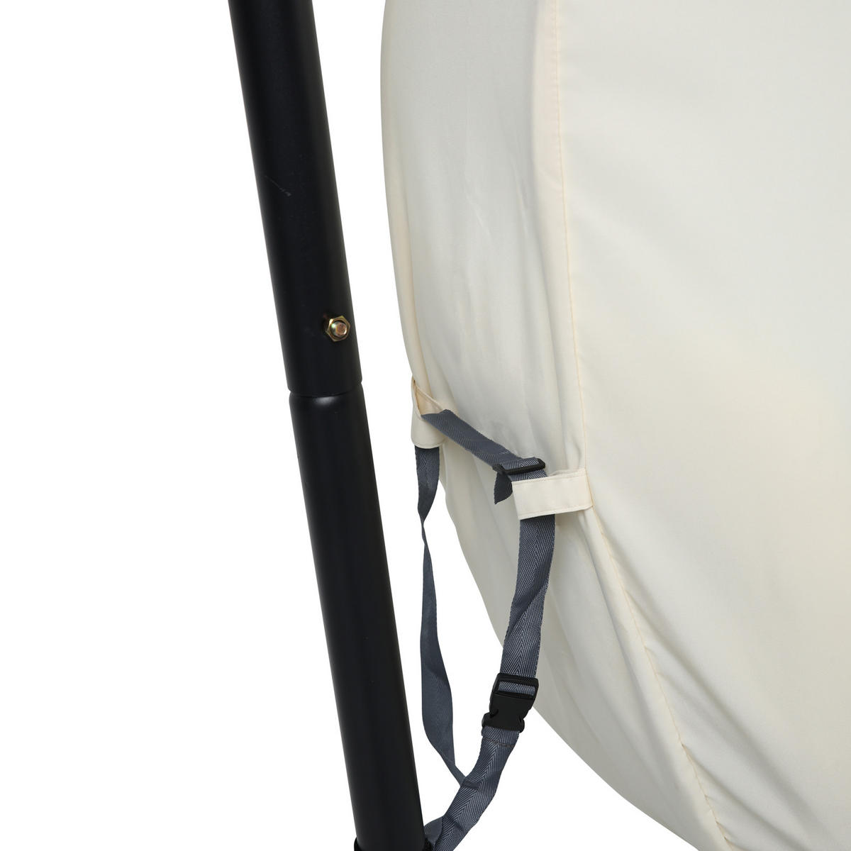 HÄNGESESSEL NELLY Beige - Beige, Metall (105/195/105cm) - SVITA