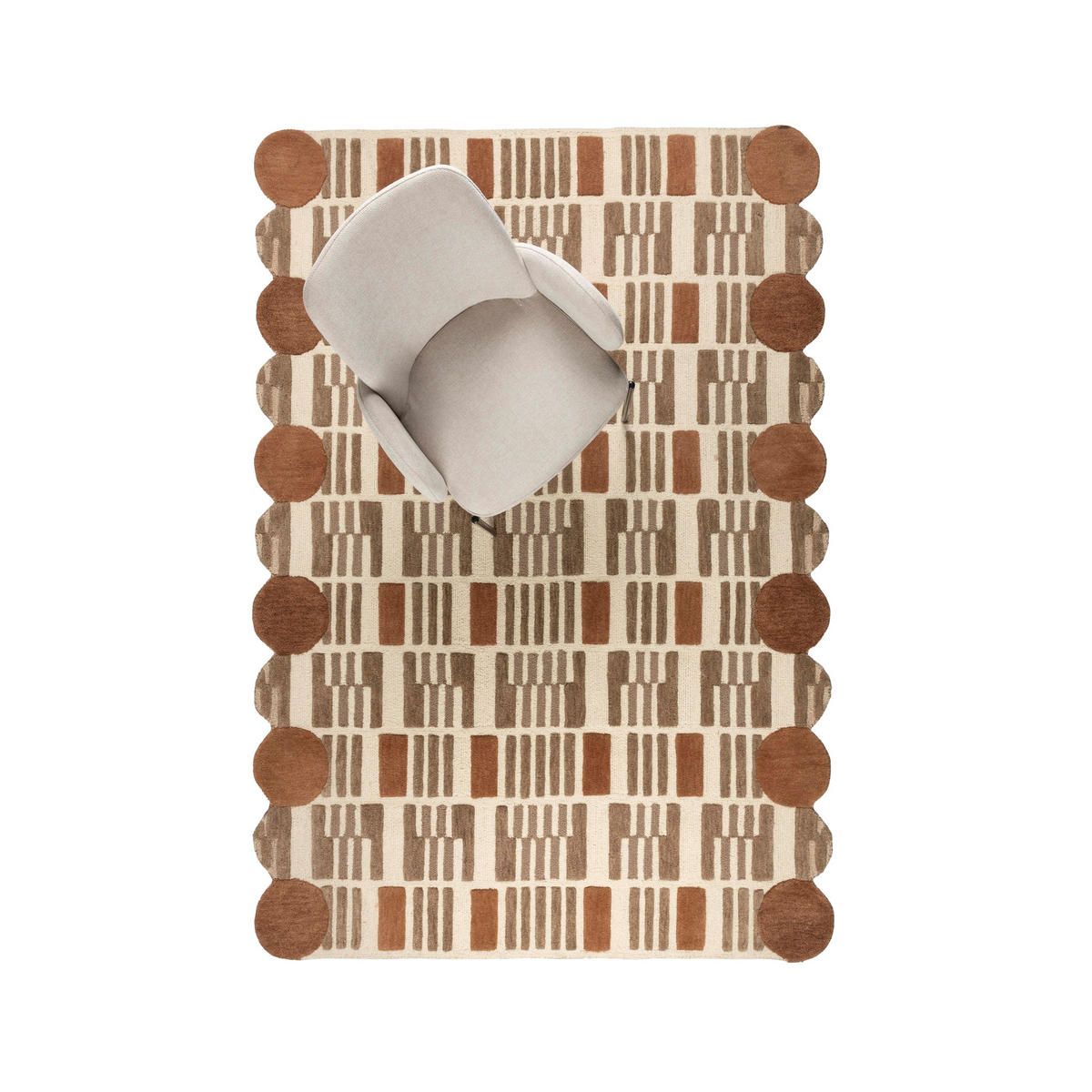 TEPPICH Mundra 160x230 cm - Beige, Textil (160/230cm) - Housecraft Living