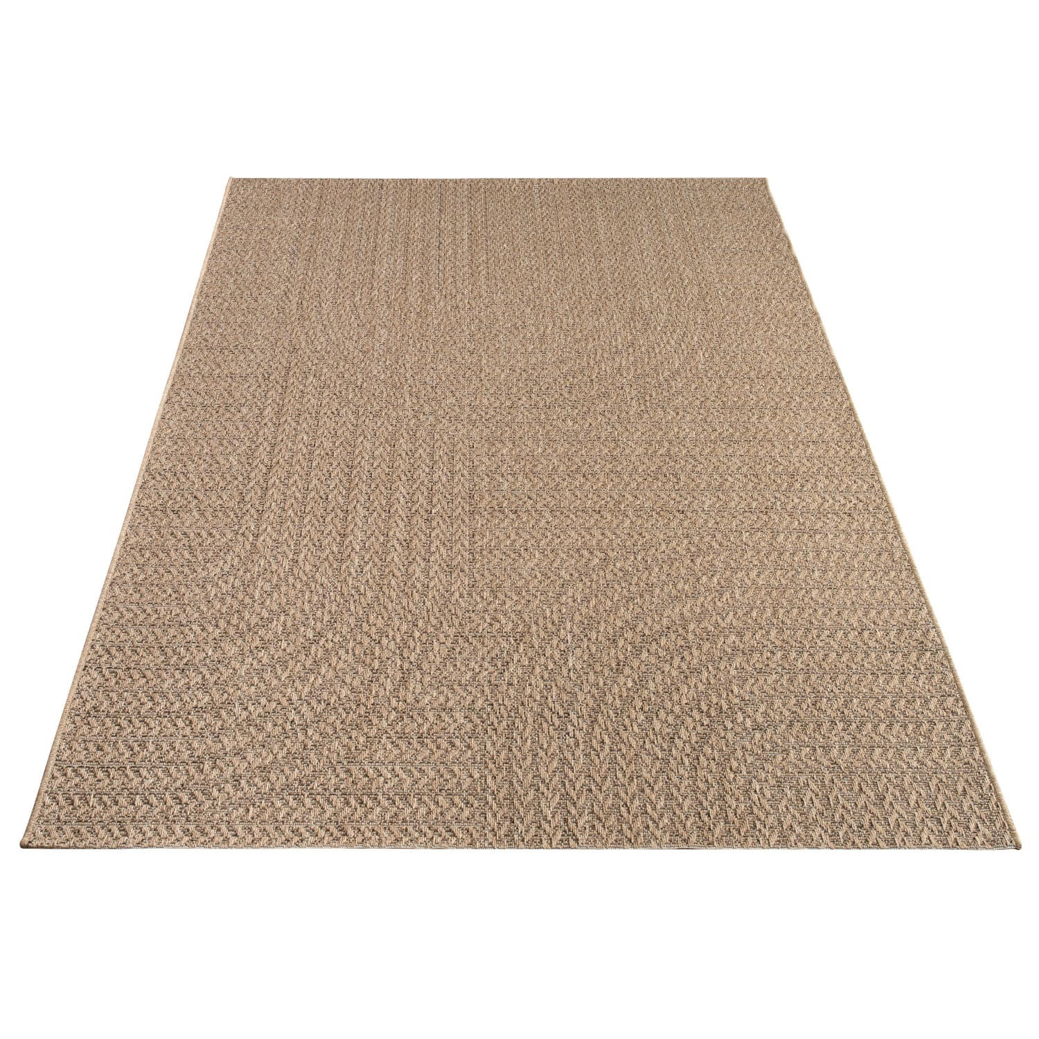 TEPPICH Kurzflor Unifarben Wohnzimmer schmutzabweisend Beige Läufer 80x150 - Beige, Textil (150/80cm) - KADIMA DESIGN