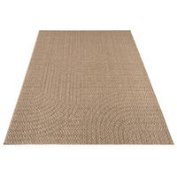 TEPPICH Kurzflor Unifarben Wohnzimmer schmutzabweisend Beige Läufer 80x150 - Beige, Textil (150/80cm) - KADIMA DESIGN