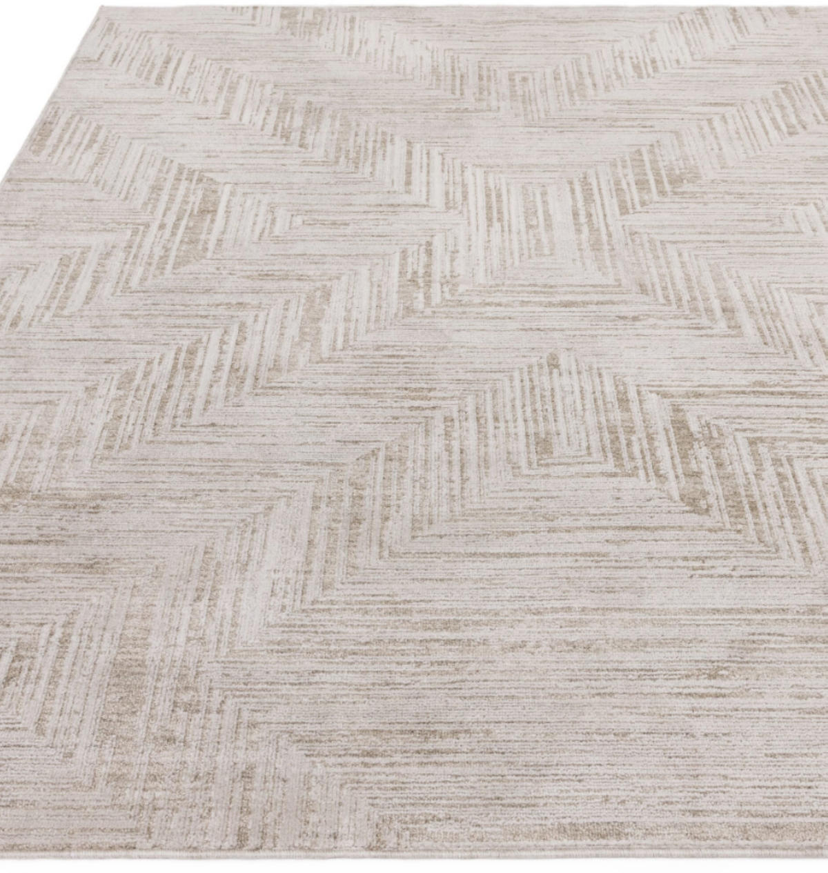 TEPPICH modern Flachgewebe MANDO Beige 200 x 300 cm - Beige, Textil (200/300cm) - Novatrend