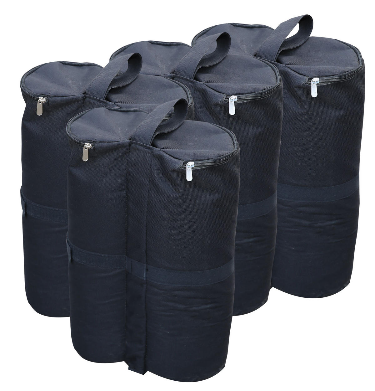 PAVILLON Fuss Gewichte 4er Set 26x13x46cm - Schwarz, Textil (26/46/13cm) - QUICK STAR