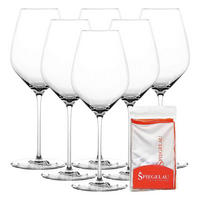 UNIVERSALGLÄSER + POLIERTUCH Hi-Lite transparent 510 ml 6er Set - Transparent, Glas (0.51L) - Spiegelau