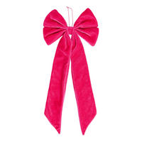 DEKOSCHLEIFE Present 25cm - Pink, Kunststoff (2/55/25cm) - Butlers