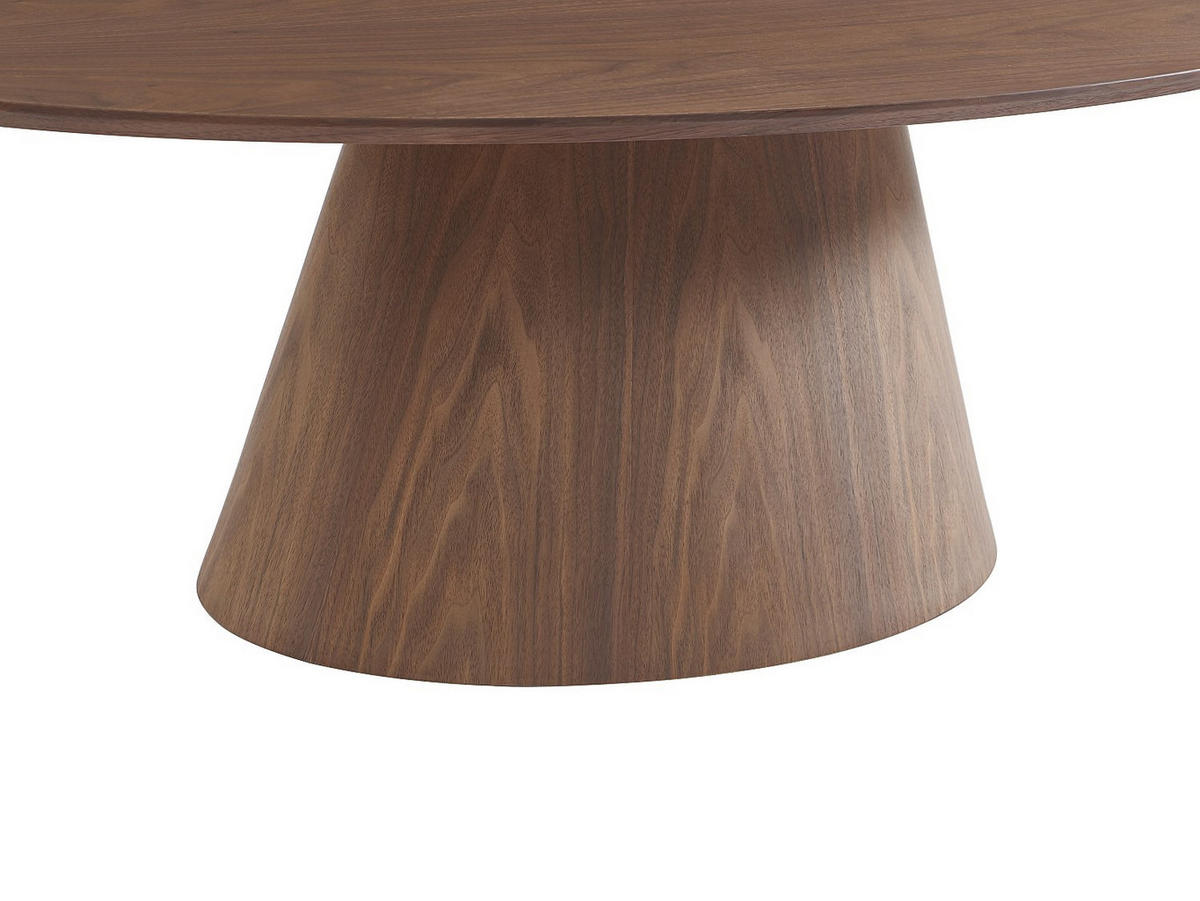 COUCHTISCH - MDF Nussbaum - Holzfarben dunkel - ANTELADA - Dunkelbraun, Holz (120/60/40cm) - Vente-Unique