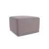 POUF Samt Stoff Violett - Lila/Flieder, Kunststoff/Textil (65/40/65cm) - Makamii