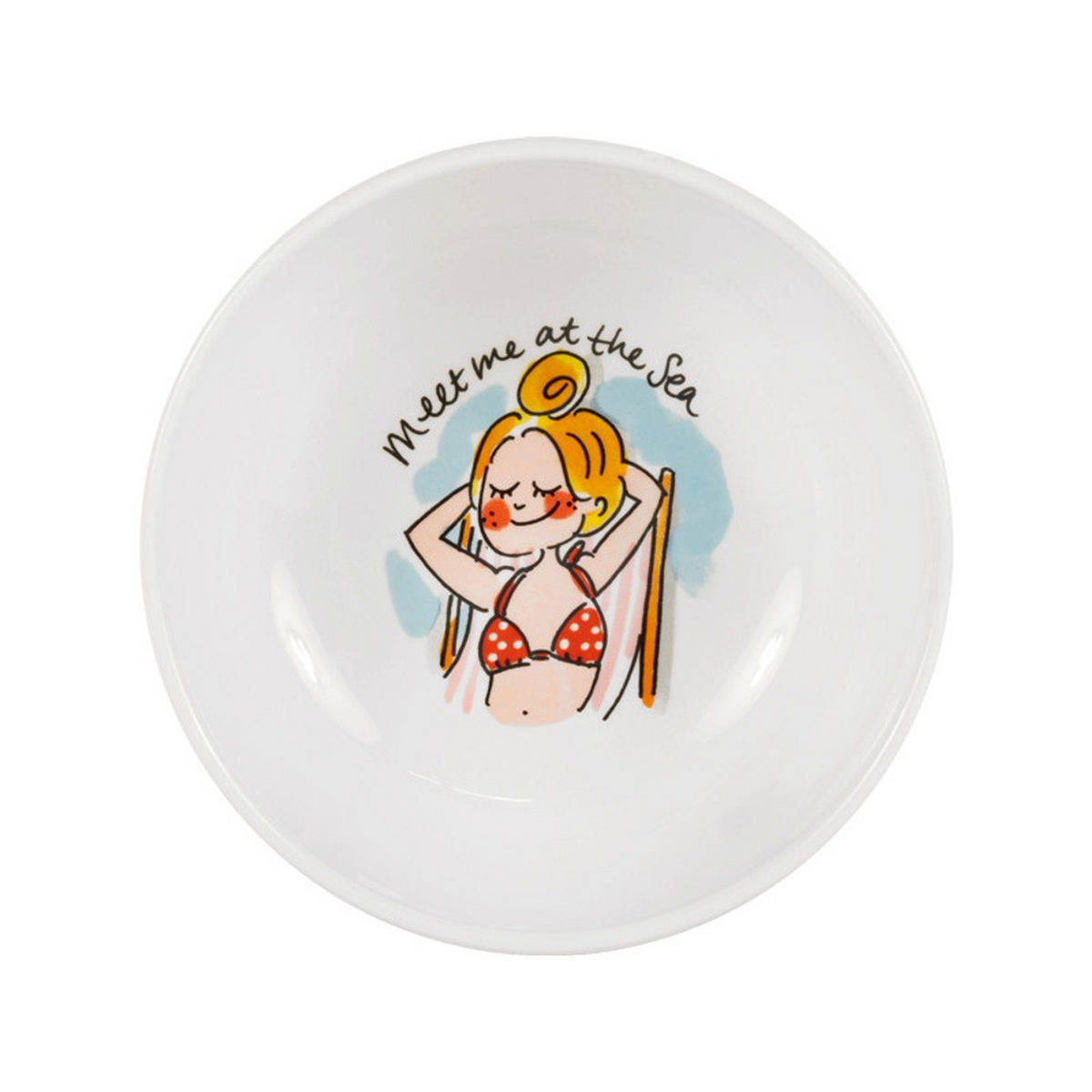 SCHALE Bikini in Bunt - 15cm - Multicolor, Keramik (15.5/6.7/15.5cm) - Blond Amsterdam