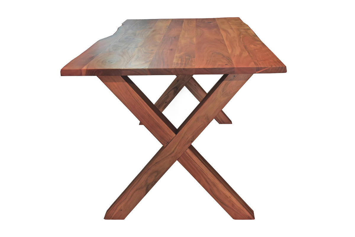 ESSTISCH MURCIA - Braun/Akaziefarben, Holz (80/120/77cm) - SAM