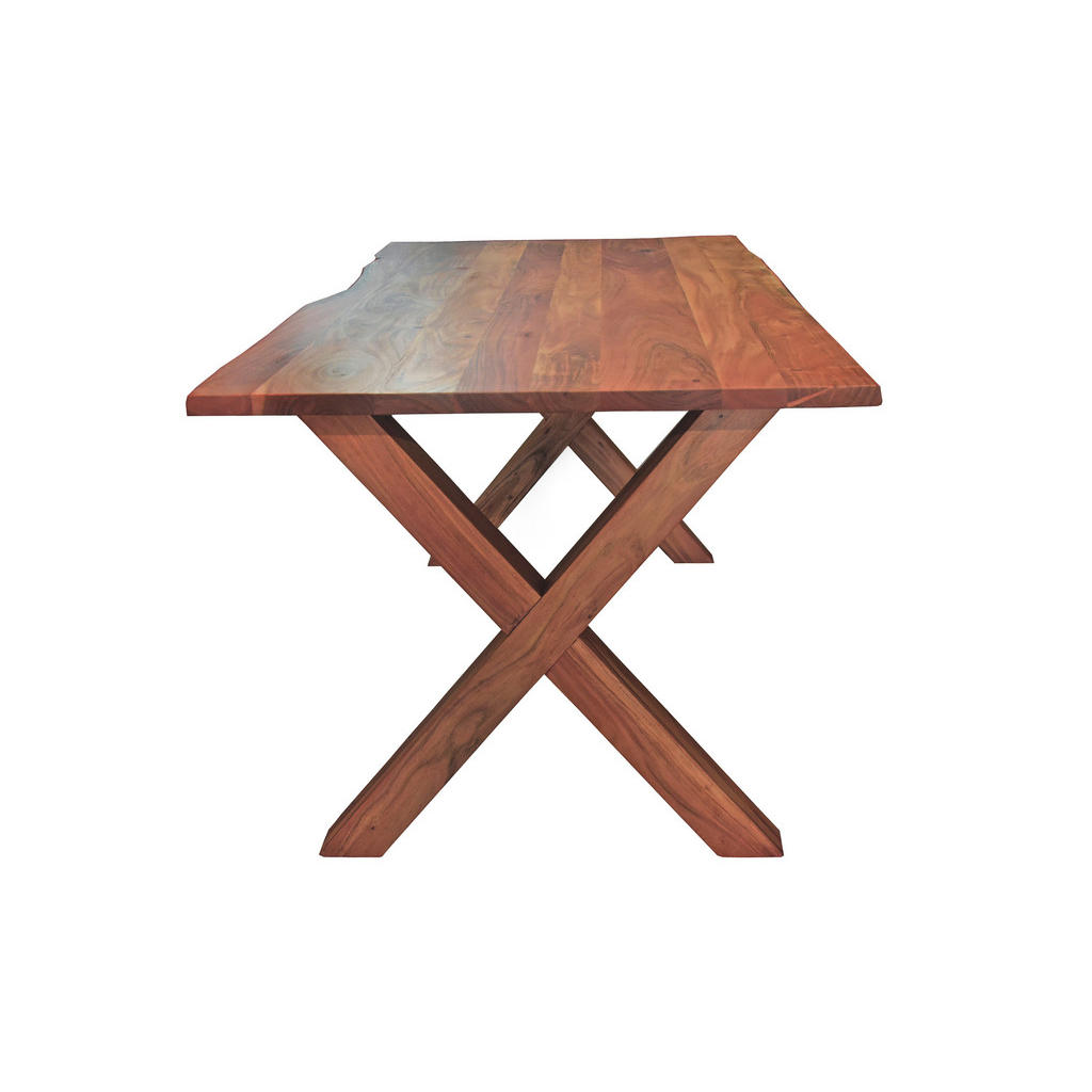 Thumbnail - SAM Esstisch, Braun, Holz, Echtholz,Akazie, Rechteckig, 140x77x80 cm, Esszimmer, Tische, Esstische