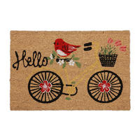 FUßMATTE - Multicolor, Kunststoff/Textil (60/40cm) - Relaxdays