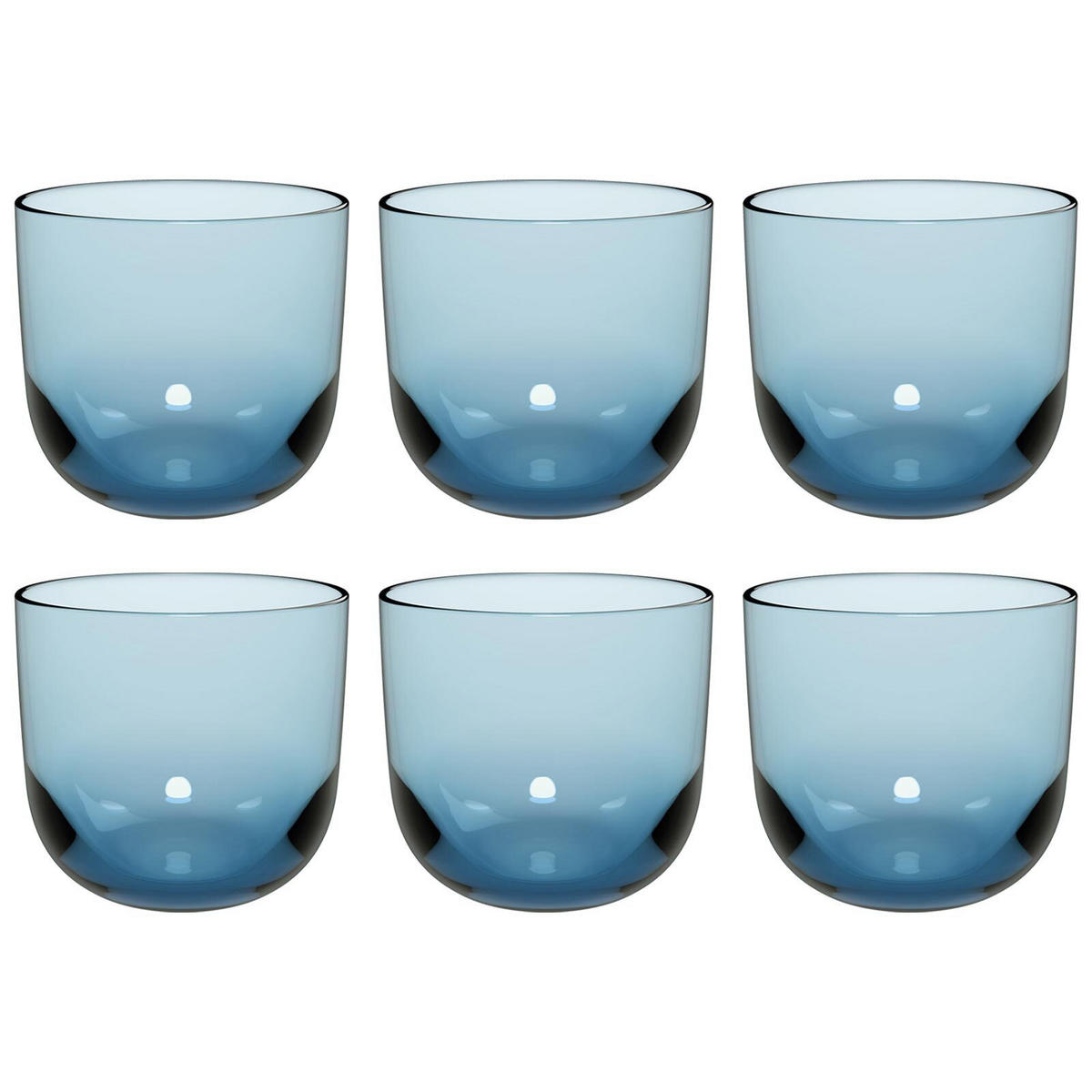 WASSERGLÄSER Like Glass Ice 280 ml 6er Set - Blau, Glas (0.28L) - like.Villeroy & Boch