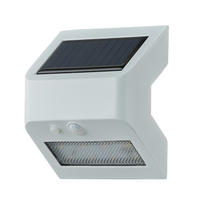 LED Solar-Wandleuchte mit Bewegungsmelder & Dämmerungssensor – ideal für Eingangsbereiche, Treppen & Terrassen weiß warmweiß - Weiß, Kunststoff (5.3/11.5/10cm) - Northpoint