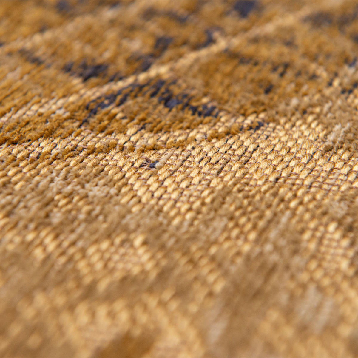 TEPPICH Gatsby Gold Cities 240/240 cm - Gelb, Textil (240/240cm) - Louis De Poortere