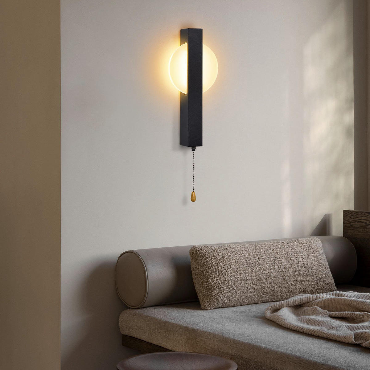 LED nástěnné svítidlo BÜNDE III 28/12/5 cm - černá, kov (12/5/28cm) - Nettlife