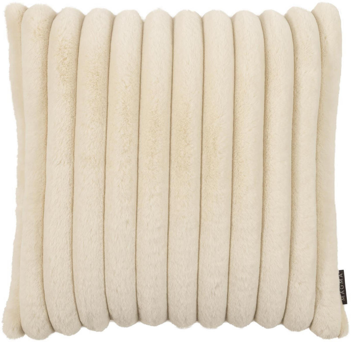 KISSENHÜLLE Raya Streifen Look natur - Creme, Textil (45/45cm) - Magma Heimtexx